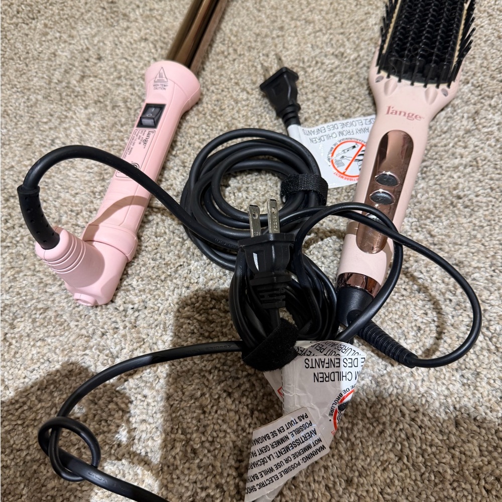 Lange Pink Hair Tools Set